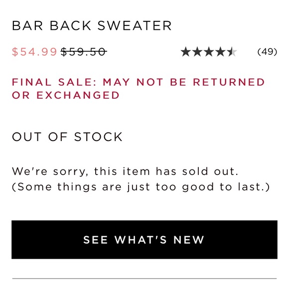 LOFT Bar Back Petite Sweater - Picture 3 of 8